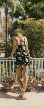 水粉大师Steve Hanks 109-ViewFromTheBalcony